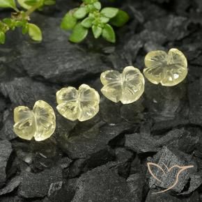 4.36克拉天然石英，花形切割，透明