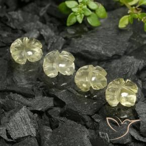 4.36克拉天然石英，花形切割，透明