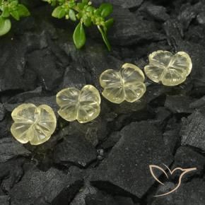 4.70克拉天然石英，花形切割，透明