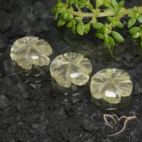 5.76克拉天然石英，花形切割，透明