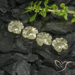 3.36克拉天然石英，花形切割，透明