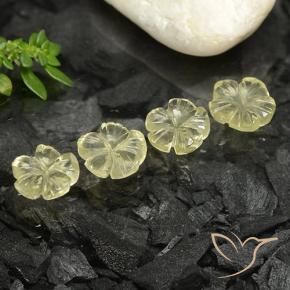 5.12克拉天然石英，花形切割，透明