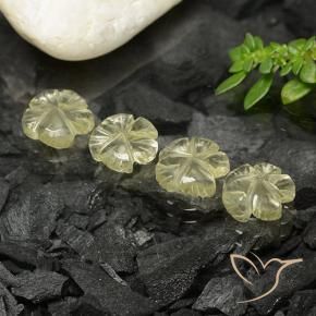 5.12克拉天然石英，花形切割，透明