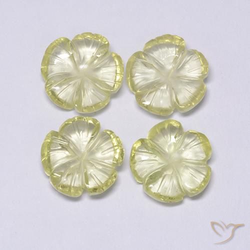 7.69克拉天然石英，花形切割，透明