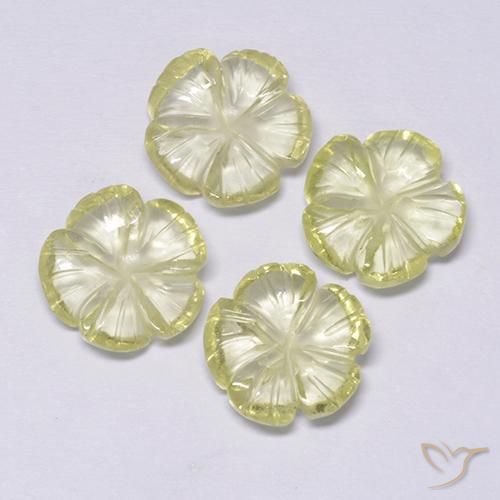 7.69克拉天然石英，花形切割，透明