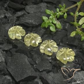 5.93克拉天然石英，花形切割，透明