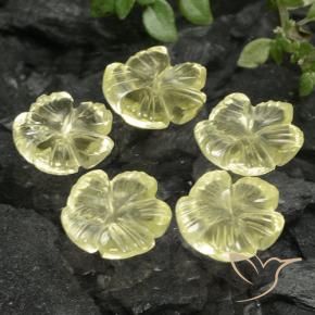 6.01克拉天然石英，花形切割，透明