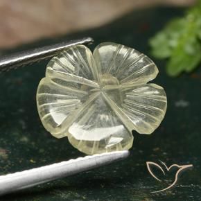 2.82克拉天然石英，花形切割，透明
