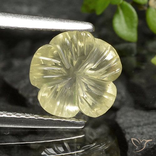 2.26克拉天然石英，花形切割，透明