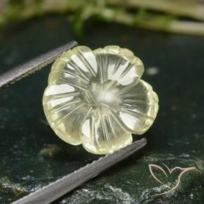 4.25克拉天然石英，花形切割，透明