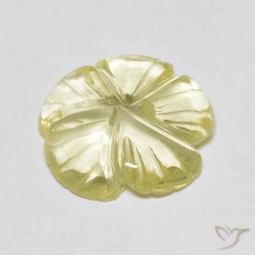 3.80克拉天然石英，花形切割，透明