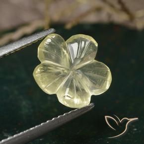1.97克拉天然石英，花形切割，透明