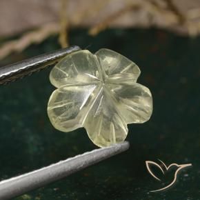 1.97克拉天然石英，花形切割，透明