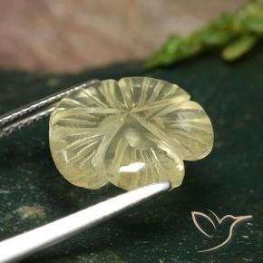 5.17克拉天然石英，花形切割，透明