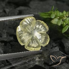2.88克拉天然石英，花形切割，透明
