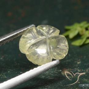 1.76克拉天然石英，花形切割，透明