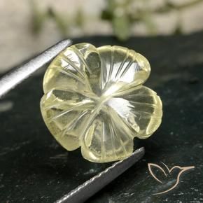 3.47克拉天然石英，花形切割，透明