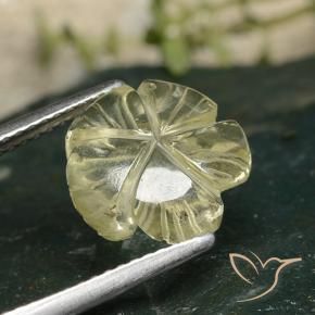3.47克拉天然石英，花形切割，透明