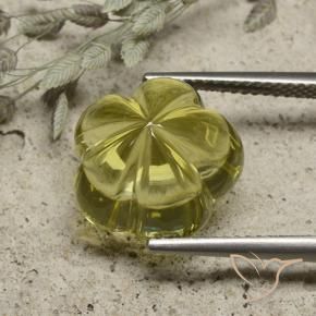 10.09克拉天然石英，花形切割，透明
