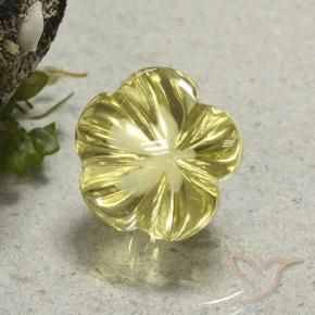 9.60克拉天然石英，花形切割，透明