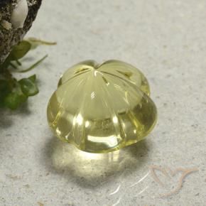 9.60克拉天然石英，花形切割，透明