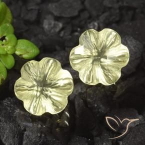 5.15克拉天然石英，花形切割，透明