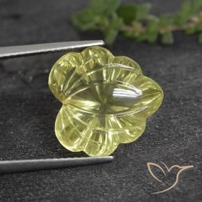 7.99克拉天然石英，花形切割，透明
