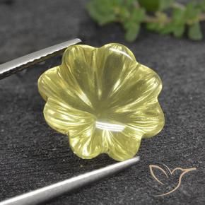 9.33克拉天然石英，花形切割，透明