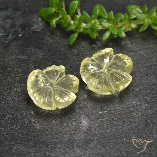 4.28克拉天然石英，花形切割，透明