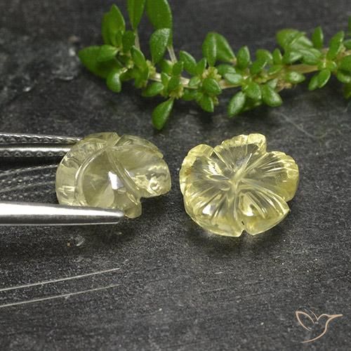 4.28克拉天然石英，花形切割，透明