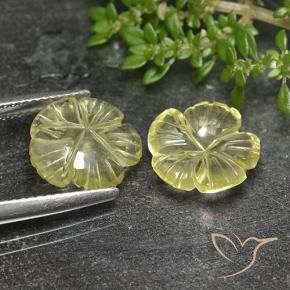 6.24克拉天然石英，花形切割，透明