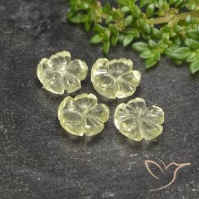 5.77克拉天然石英，花形切割，透明