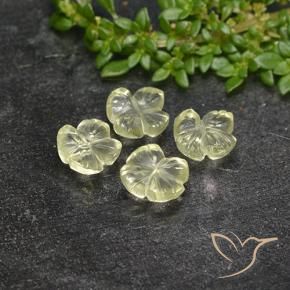 3.60克拉天然石英，花形切割，透明