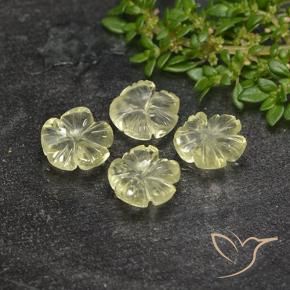 5.16克拉天然石英，花形切割，透明