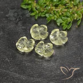 5.24克拉天然石英，花形切割，透明