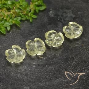 5.24克拉天然石英，花形切割，透明