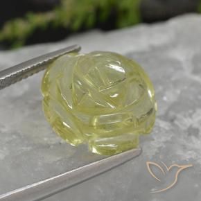 11.38克拉天然石英，花形切割，透明