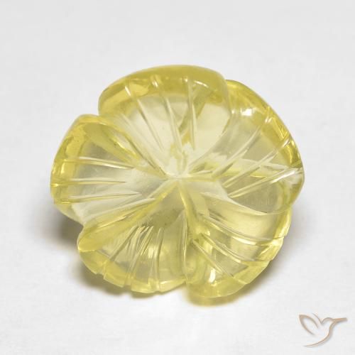 9.01克拉天然石英，花形切割，透明