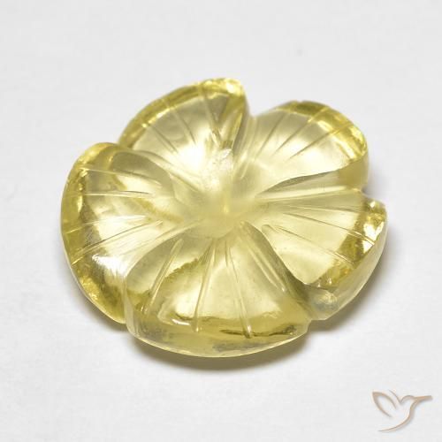 8.15克拉天然石英，花形切割，透明