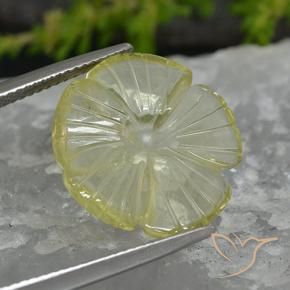 7.41克拉天然石英，花形切割，透明