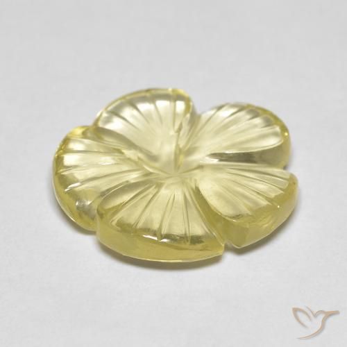 5.90克拉天然石英，花形切割，透明