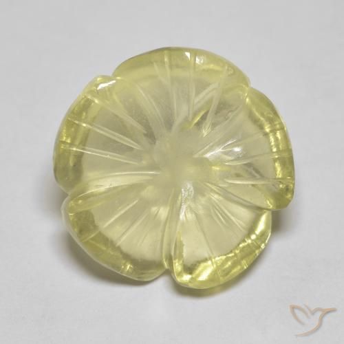 6.91克拉天然石英，花形切割，透明