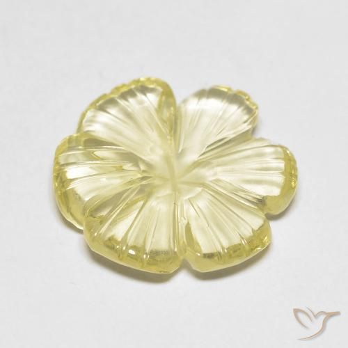 5.82克拉天然石英，花形切割，透明