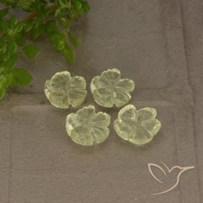 4.14克拉天然石英，花形切割，透明