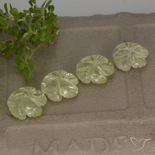 5.58ctw 天然 淡黄色 石英, 花形切割, 透明