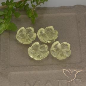 5.20克拉天然石英，花形切割，透明