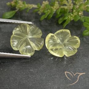 4.19克拉天然石英，花形切割，透明