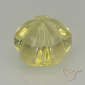 5.05克拉天然石英，花形切割，透明