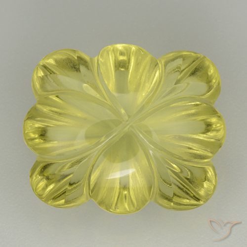 8.98ct 天然 大黄蜂黄 石英, 花形切割, 透明