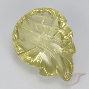 9.19克拉天然石英，花形切割，透明